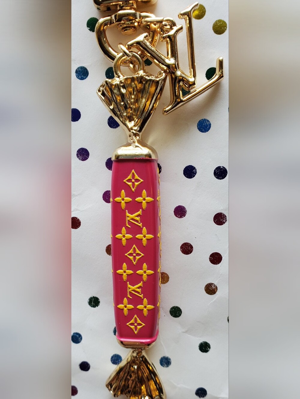Stylish Candy Bag Charm, Keyring Charm